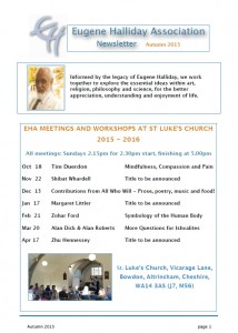 Newsletter - AUTUMN P1